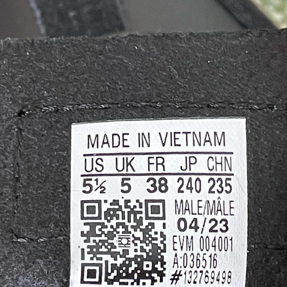 Adidas Samba Classic Leather Sneakers Black White Light Brown WOMEN'S 6.5 - Picture 7 of 11